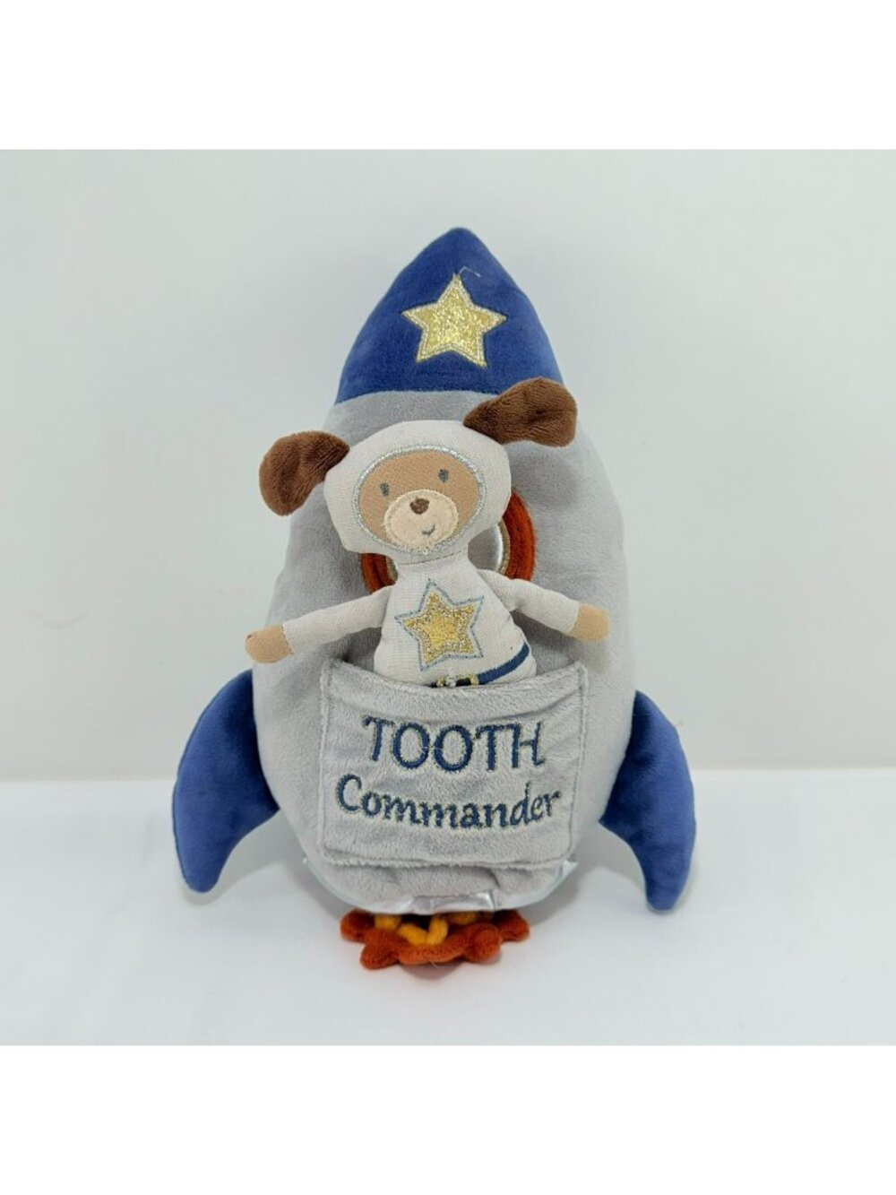 Mon Ami Tooth Fairy Commander Spaceship Toy Plush Pillow Astronaut Dog Rocket